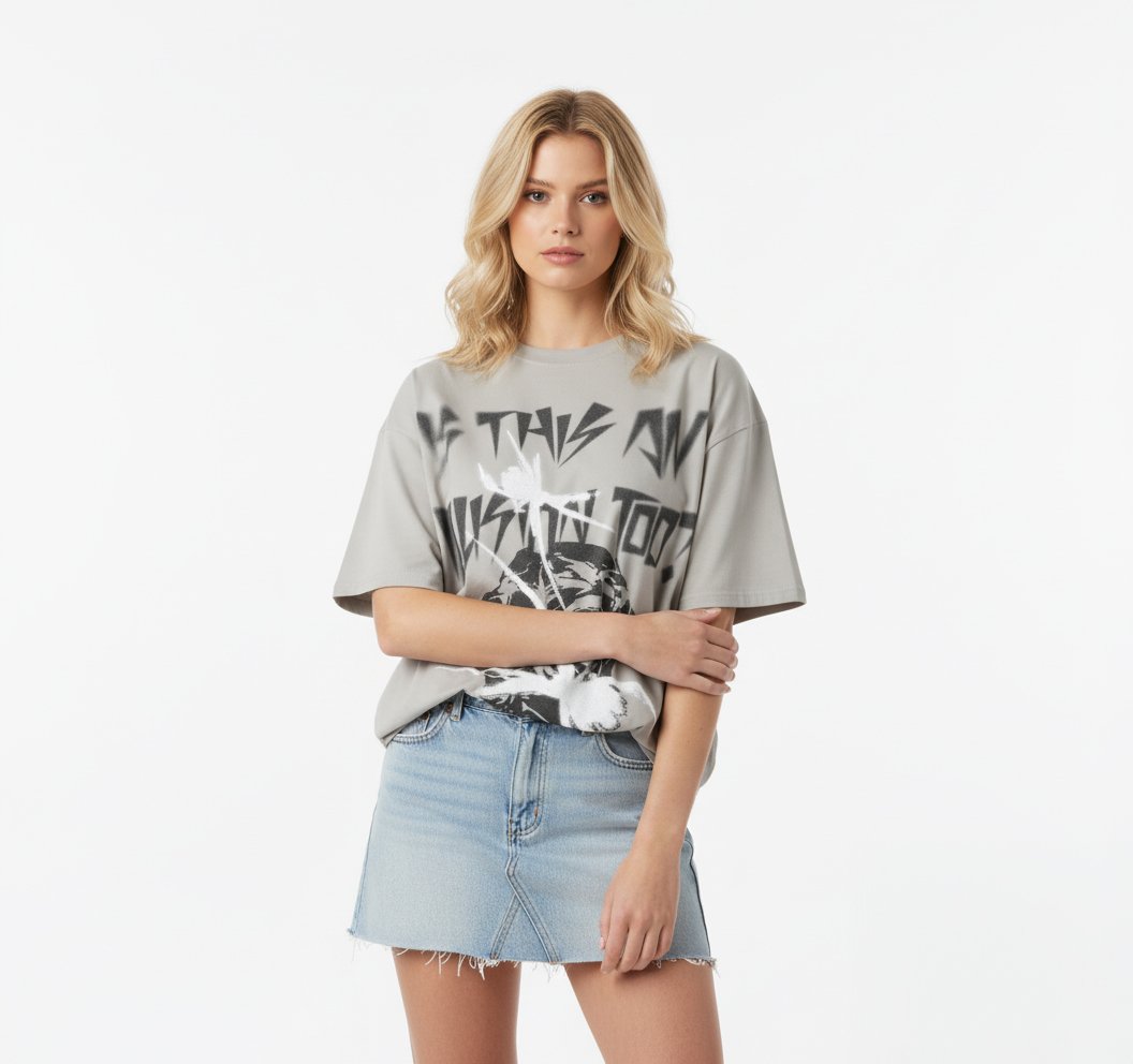 ILUSION ASPHALT TEE - obrazek 2