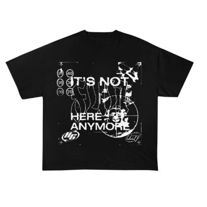 ANYMORE BLACK TEE