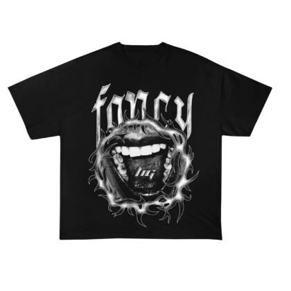 FANCY BLACK TEE